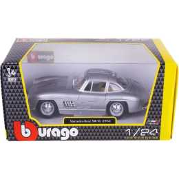 Bburago 1954 Mercede 300 SL Gullwing 1:24 Scale Diecast Model Car
