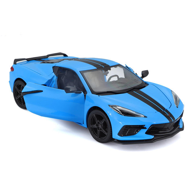 2020 C8 Corvette Stingray - Blue 1:24 Scale Diecast Model Car