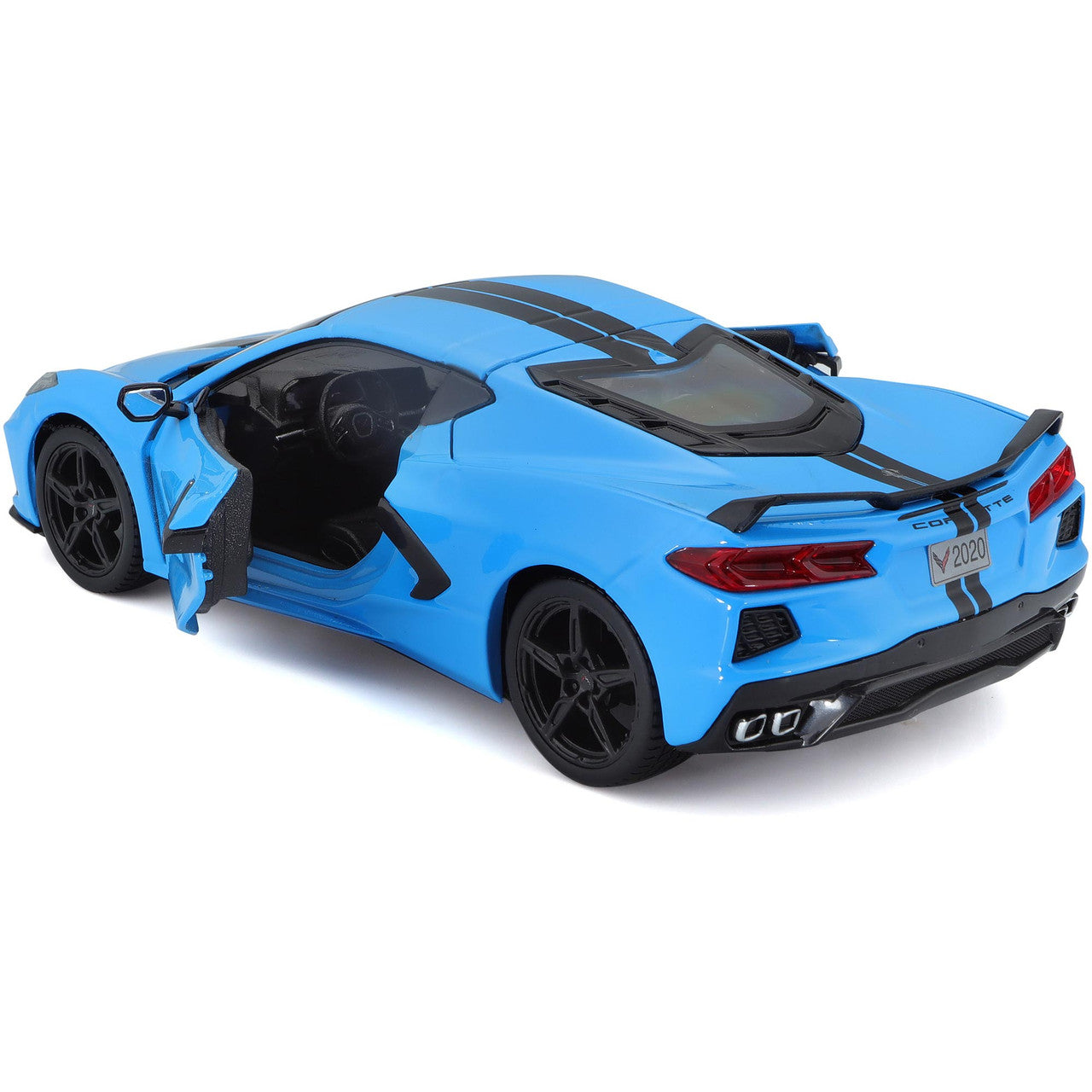 2020 C8 Corvette Stingray - Blue 1:24 Scale Diecast Model Car