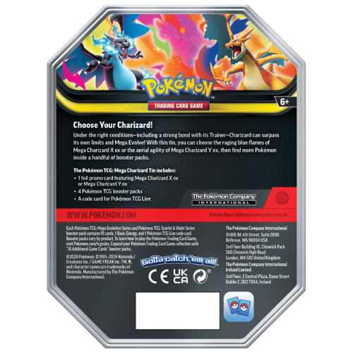 Pokémon TCG: Mega Charizard Tin