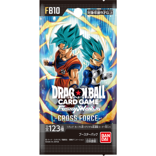 Dragon Ball Super Card Game Fusion World Booster Box Cross Force FB10 Japanese