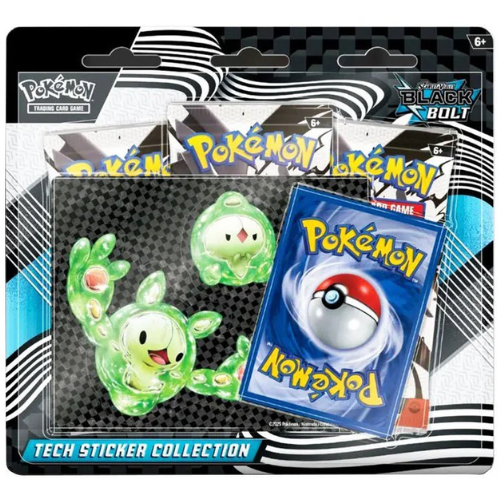 Pokemon TCG Scarlet & Violet 10.5 Black Bolt Tech Sticker Blister Collection