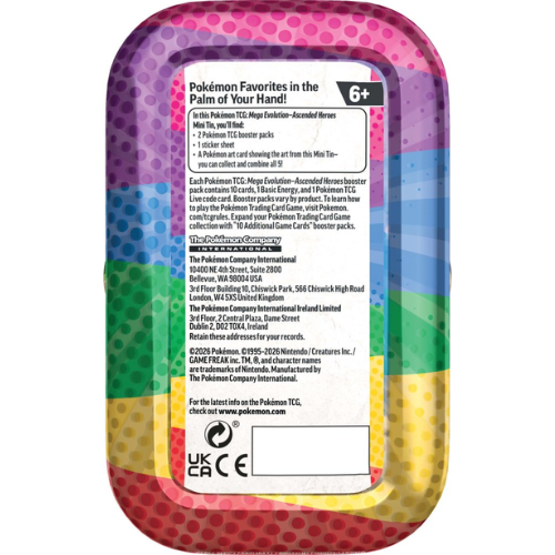 Pokémon TCG: Mega Evolution— Ascended Heroes Mini Tin