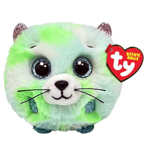 EVIE THE GREEN CAT BEANIE BALL