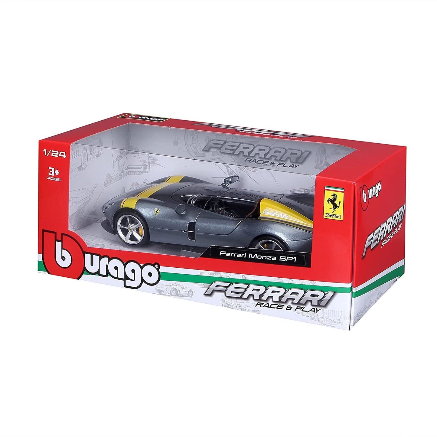 Bburago Ferrari R & P Monza SP1 1:24 Scale Diecast Model Car