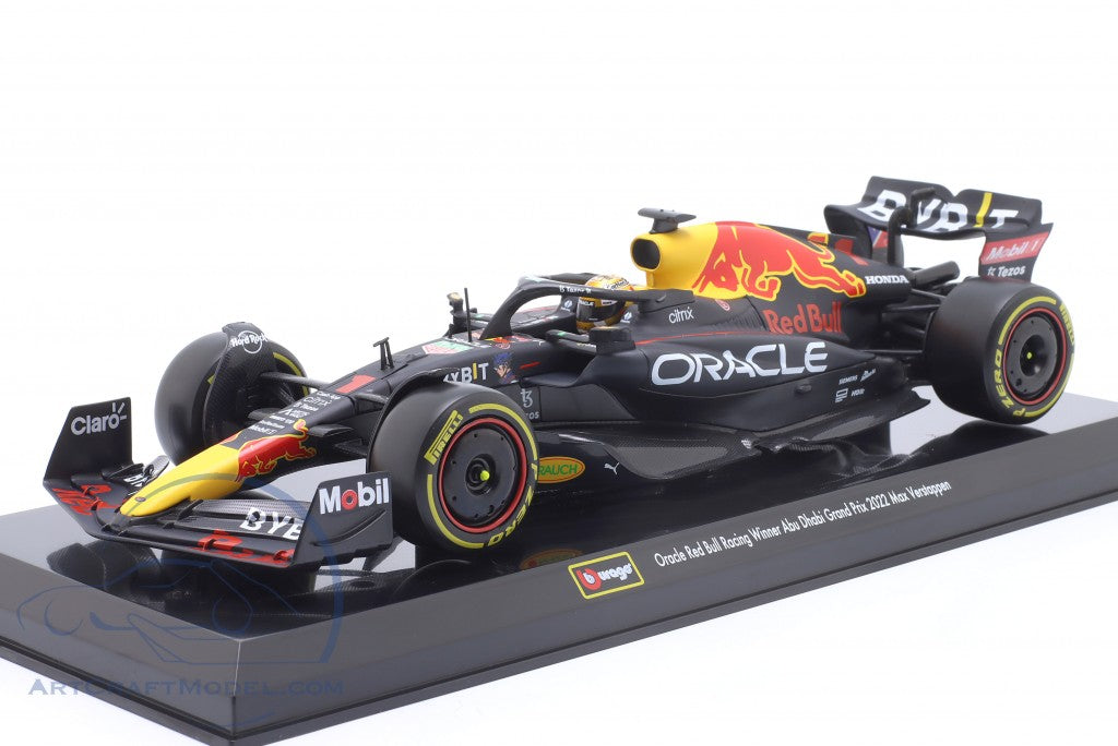 Bburago Red Bull Racing F1 2022 RB 18 1/24 Max Verstappen No.1 Champion Version Vehicle