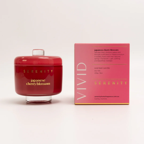 Serenity Vivid Japanese Cherry Blossom 230gm Candle
