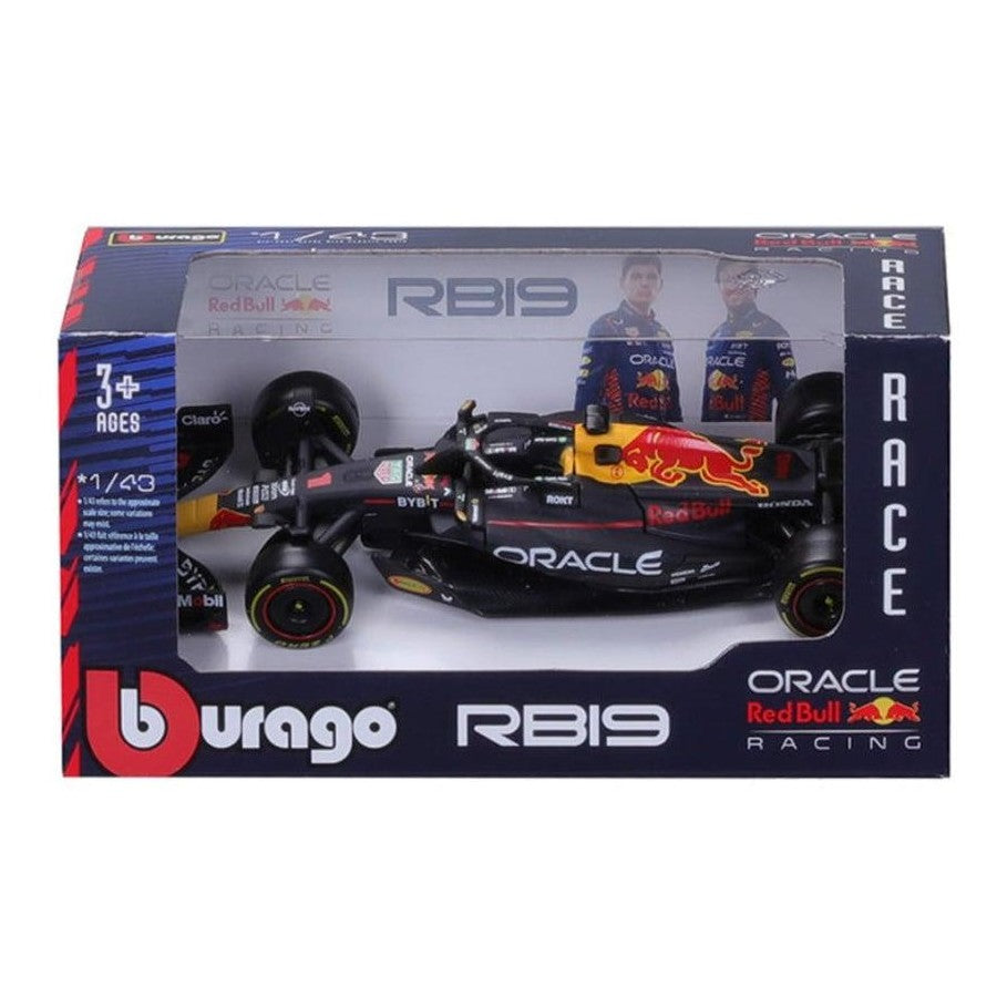 Bburago Formula Racing 2023 Red Bull Racing RB-19 #1 Max Verstappen 1:43 Scale Diecast Vehicle