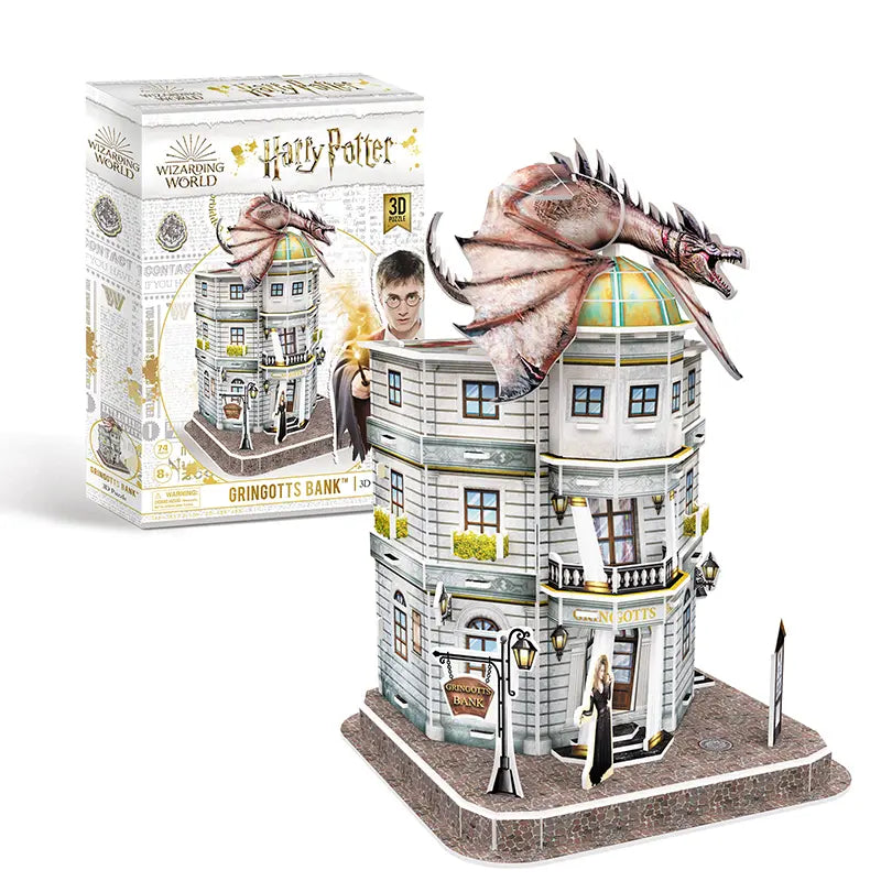 Harry Potter Gringotts Bank 3D Puzzle , 74 Pieces