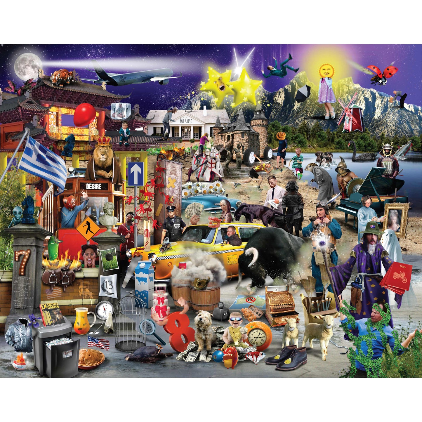 Mindbogglers Puntastic 100 Movie Puns Puzzle of 1000 pieces