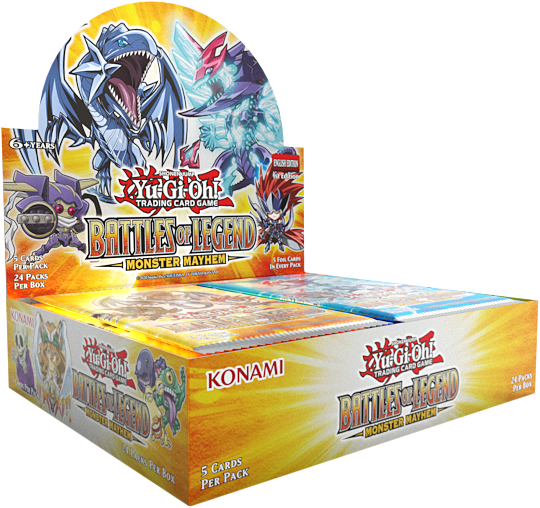 YuGiOh Battles of Legend - Monster Mayhem 5 x Card Booster Box