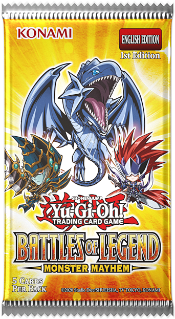 YuGiOh Battles of Legend - Monster Mayhem 5 x Card Booster Box