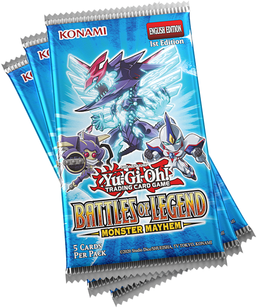 YuGiOh Battles of Legend - Monster Mayhem 5 x Card Booster Box