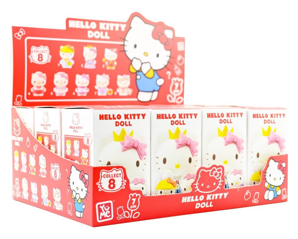 HELLO KITTY - Doll Dress Up 7cm Figurine Collection Assorted