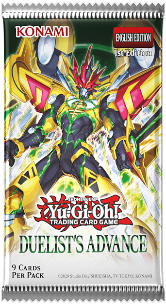 YuGiOh Duelist's Advance 3-Booster Tuck Box