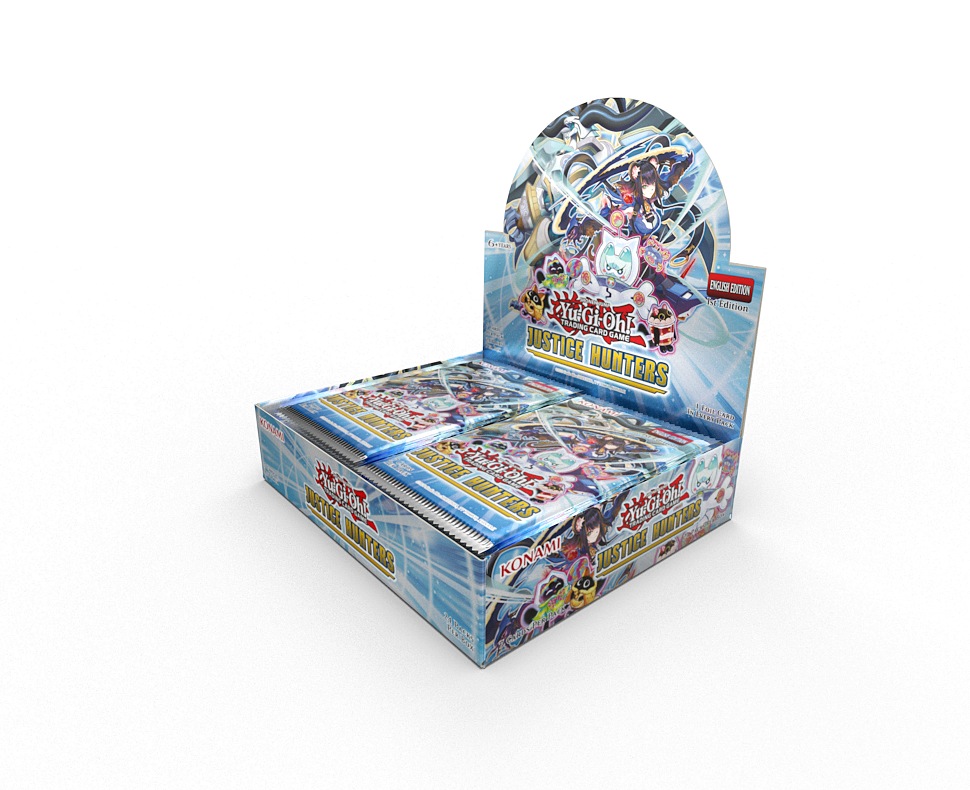 YuGiOh Justice Hunters - 7 x Card Booster