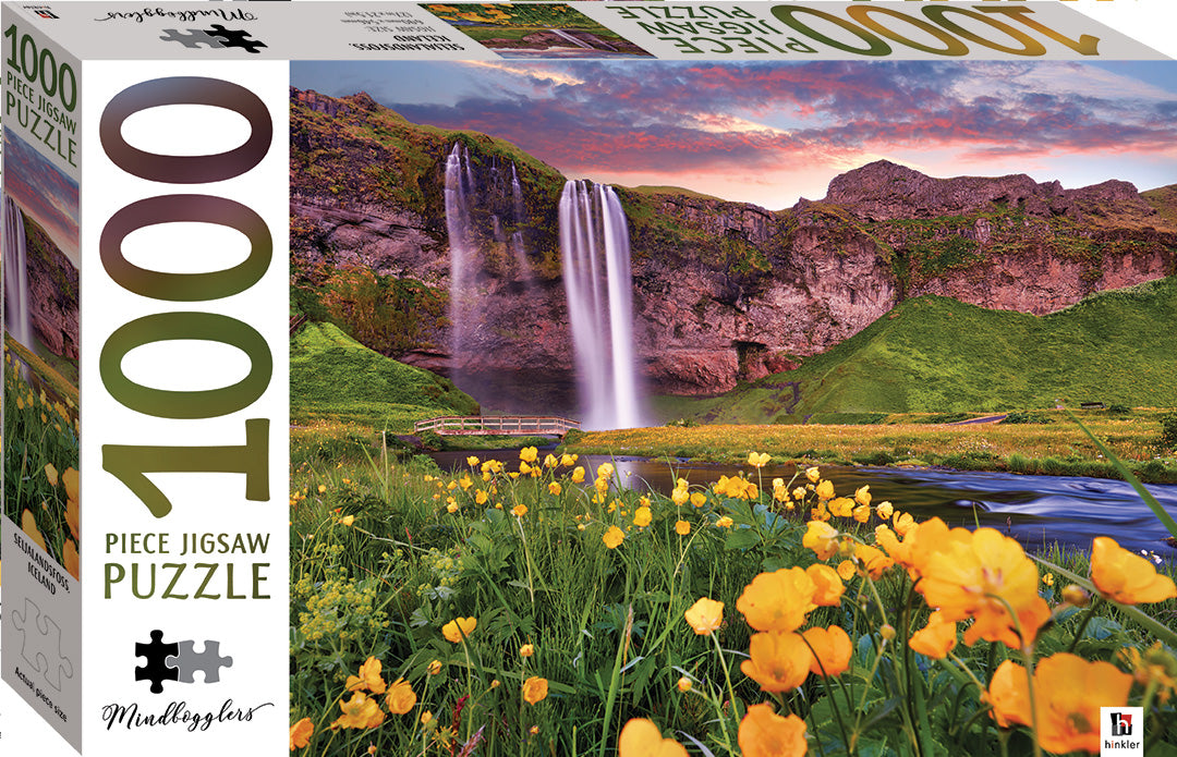 Mindbogglers Series 14: Seljalandsfoss, Iceland Puzzle of 1000 pieces