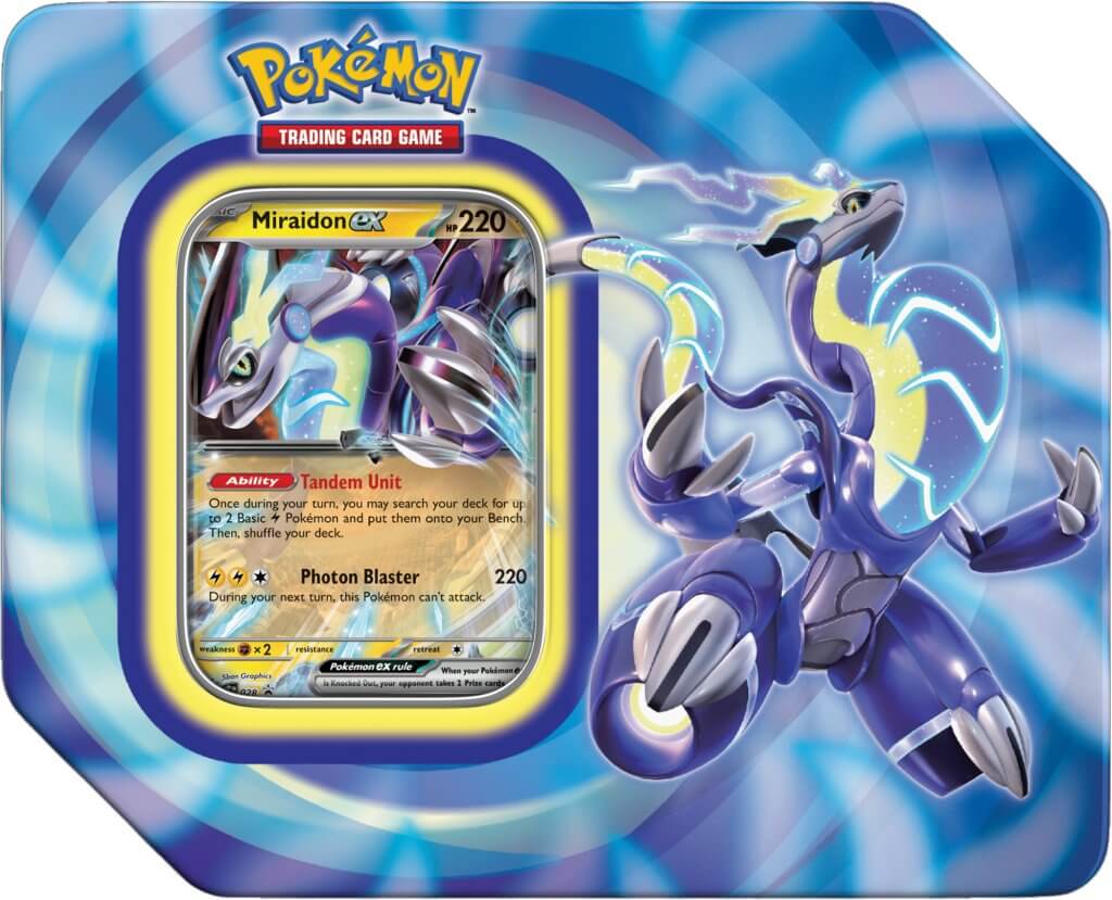 POKÉMON TCG Paldea Legends Tin -Miraidon ex