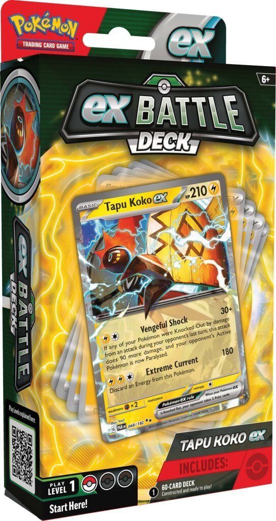 POKÉMON TCG Tapu Koko ex/Iron Leaves ex Battle Deck