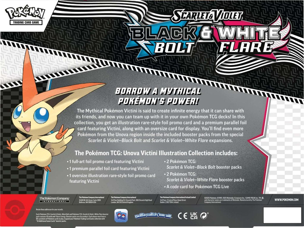 Pokemon TCG Scarlet & Violet 10.5 Unova Victini Illustration Collection