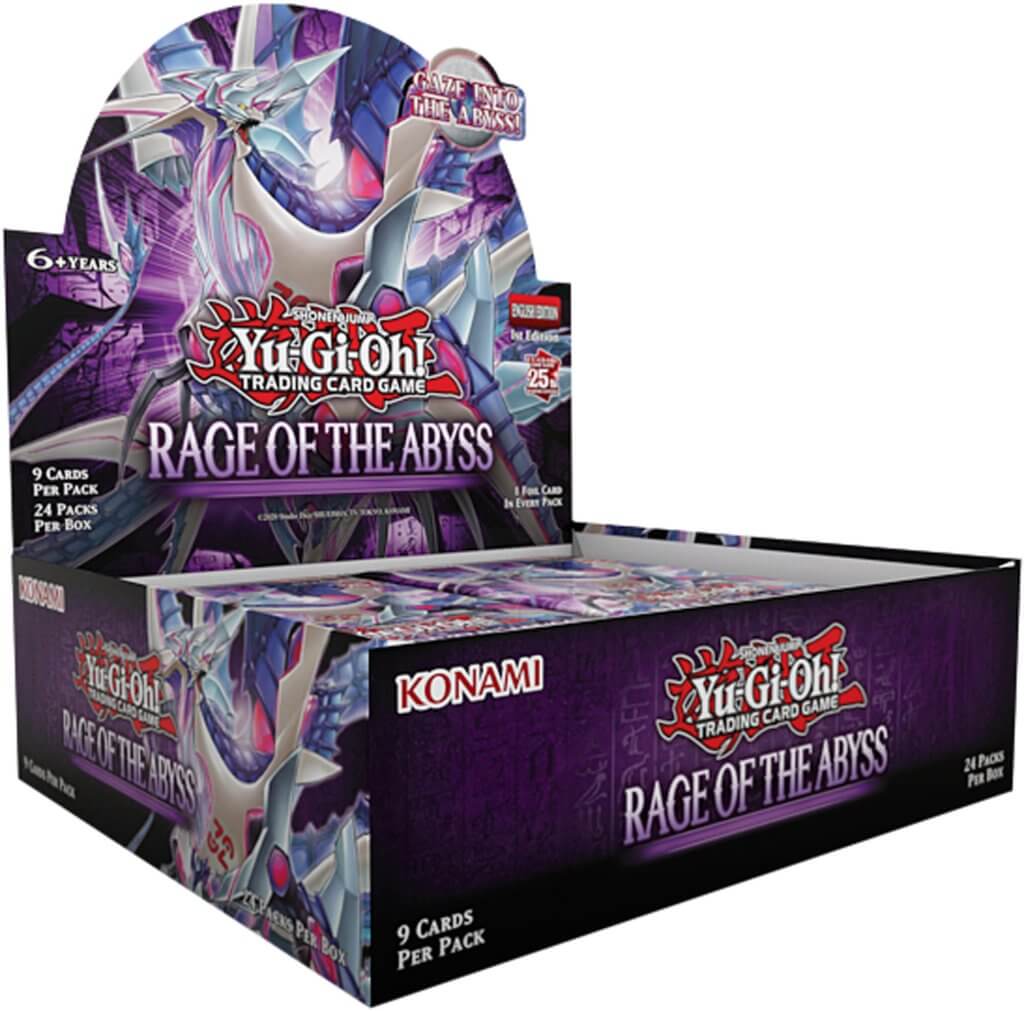 YU-GI-OH! TCG Rage of the Abyss - 9 x Card Booster Box