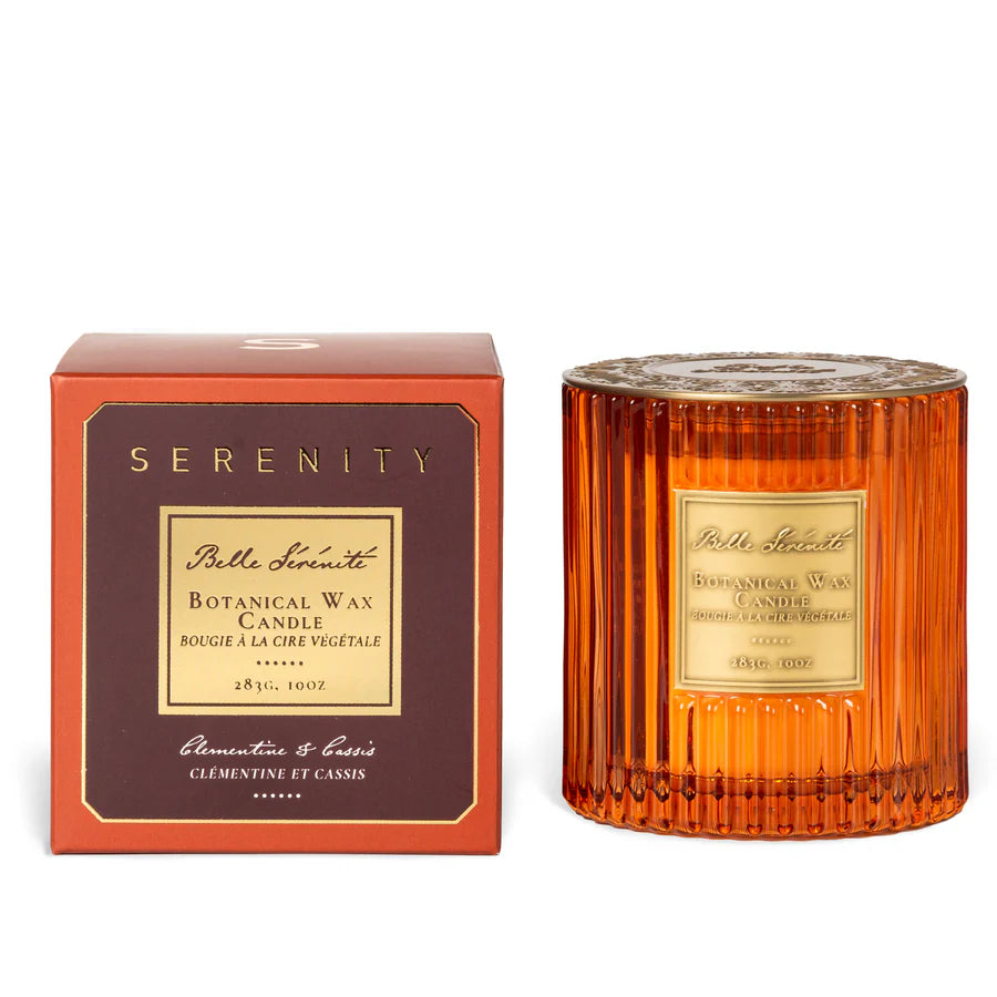 Belle Sérénité 283g Botanical Wax Candle -Clementine & Classis