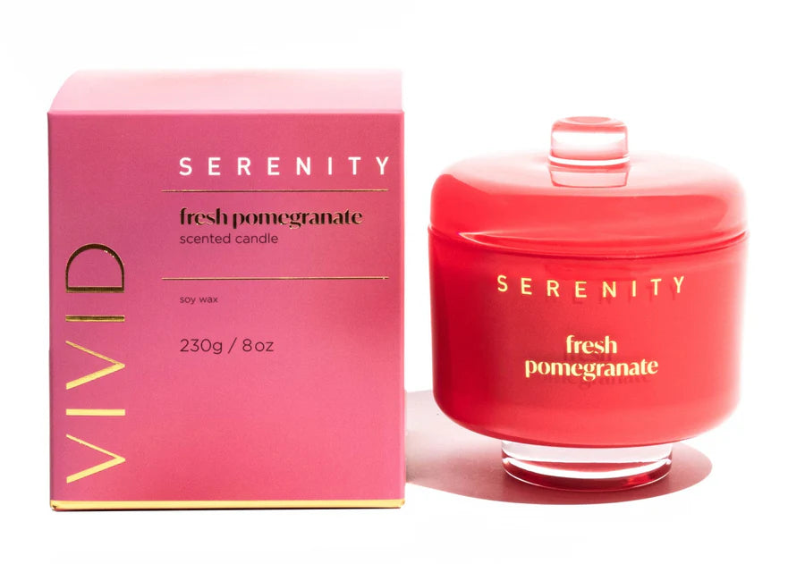 Serenity Fresh Promengranate 230gm Candle