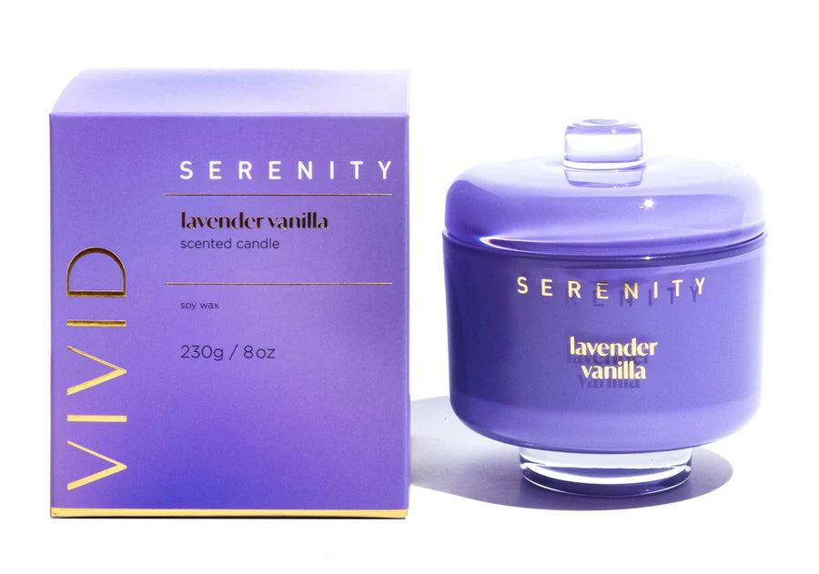 Serenity Lavender Vanilla 230gm Candle