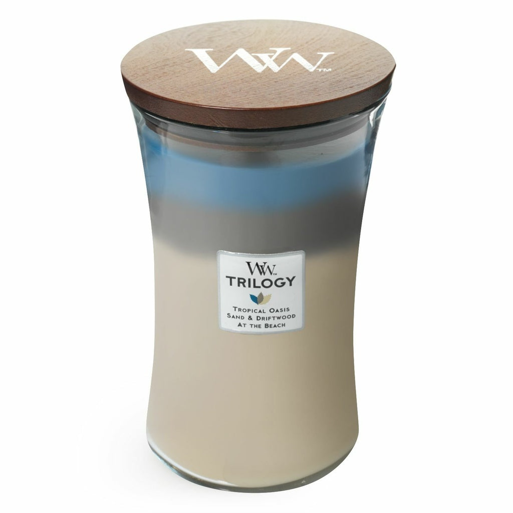 WoodWick Nautical Escape Trilogy Large Candle