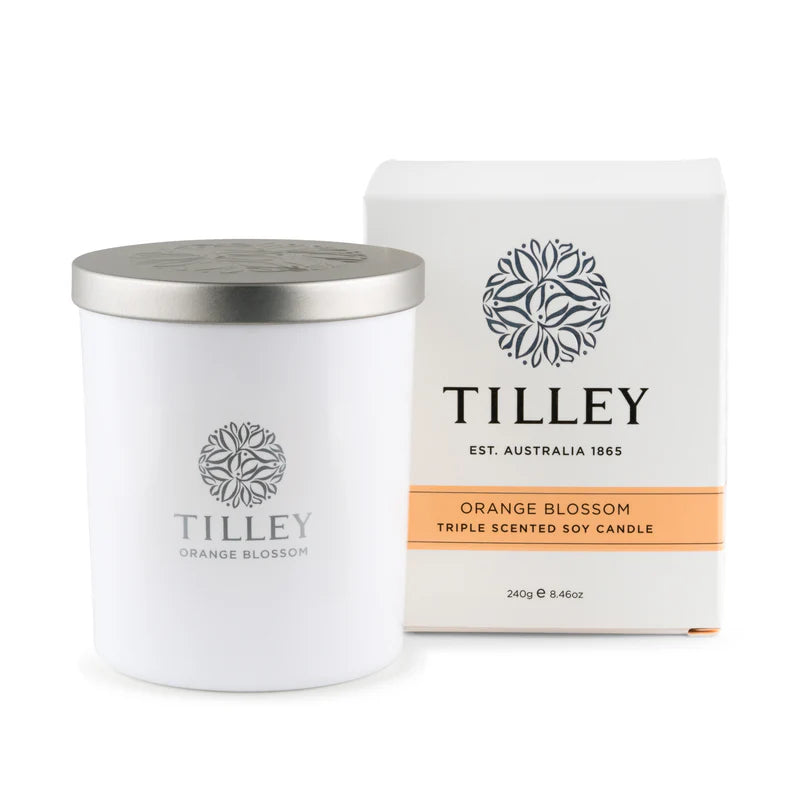 Orange blossom candle 240gm tilley