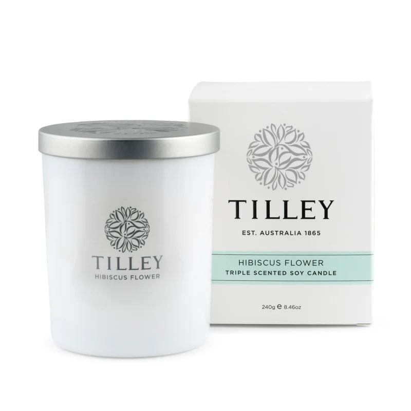 HIBISCUS FLOWER SOY CANDLE 240G / 45 HOUR