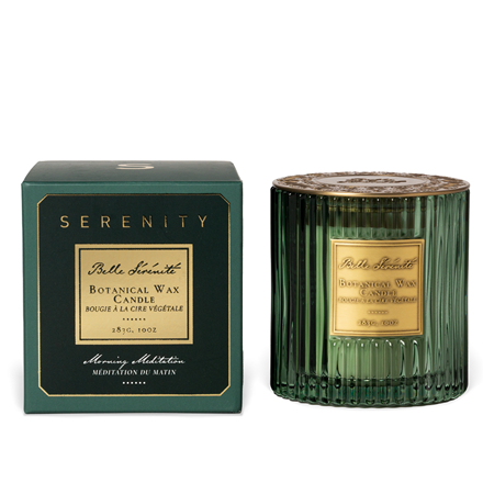 Belle Sérénité 283g Botanical Wax Candle - Morning Meditation