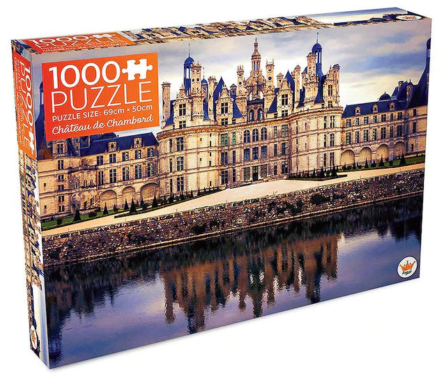 REGAL TRAVEL SERIES PUZZLE OF 1000 PIECES- CHATEAU DE CHAMBORD