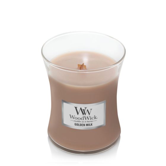 WoodWick Golden Milk Medium Candle