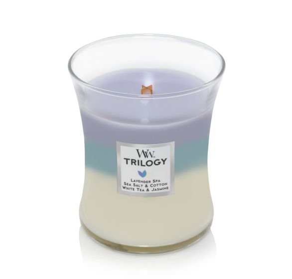 WoodWick Calming Retreat Trilogy Medium Candle