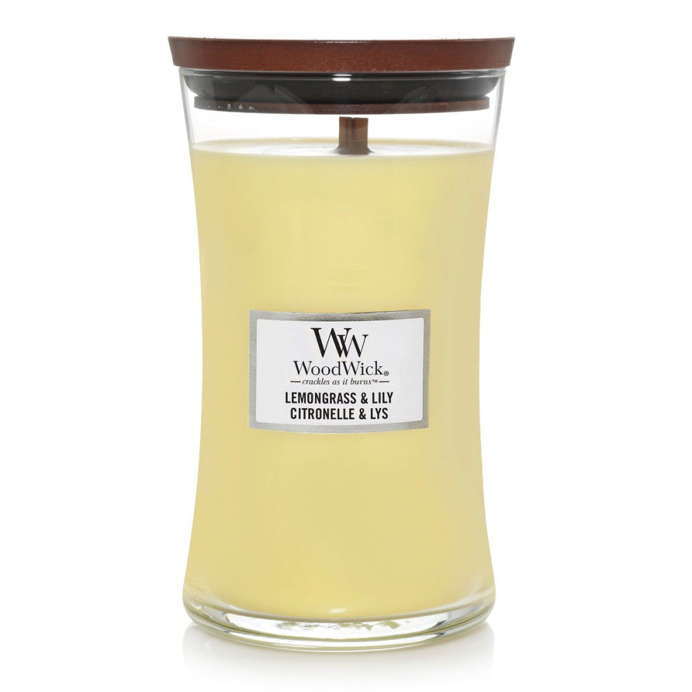 WoodWick Lemongrass & Lily Large Candle