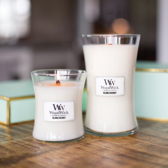 WoodWick Island Coconut Large Candle