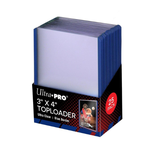 ULTRA PRO Toploader - 3 x 4 35pt Blue Border