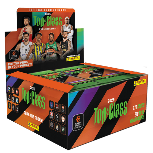 PANINI EURO LEAGUE Top Class Basketball Trading Cards Box