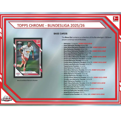Topps Bundesliga Chrome 2025/2026 Hobby Box