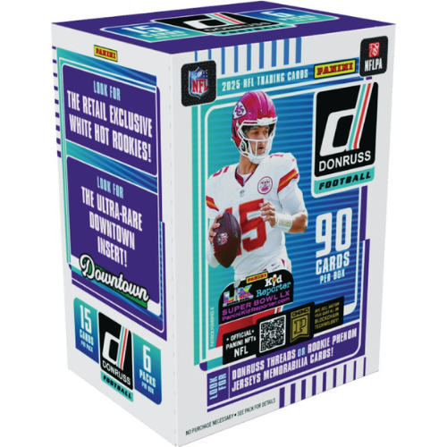 Panini Donruss Football NFL Football Trading Card 2025 Blaster