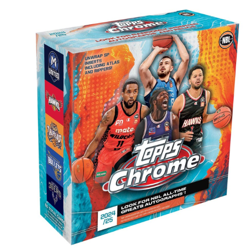 Topps Chrome NBL 2024/2025 Basketball Trading Cards - Mega Pack