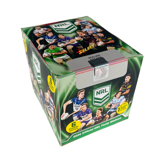 NRL Stickers Pack Box (50 Packets) 2026
