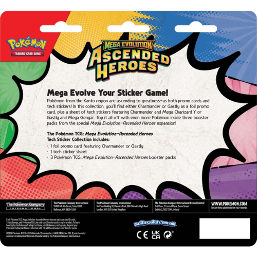 Pokémon TCG: Mega Evolution—Ascended Heroes Tech Sticker Collection