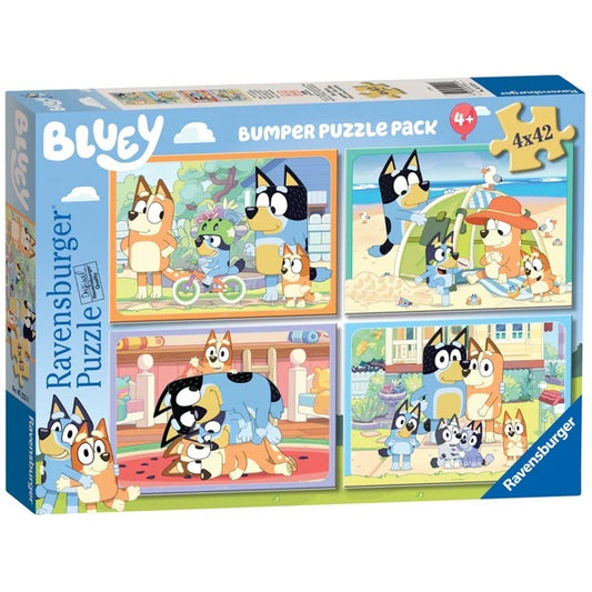 Ravensburger Bluey  Bumper Puzzle Pack - 4x42 piece