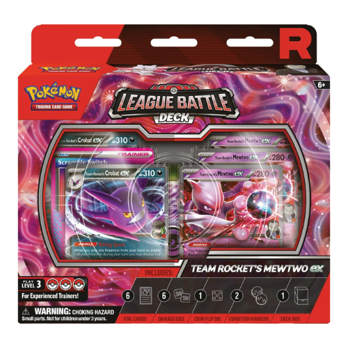 Pokémon TCG: Team Rocket’s Mewtwo ex League Battle Deck