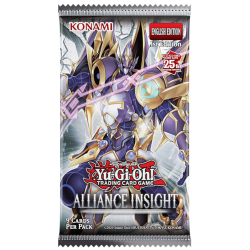YU-GI-OH! TCG Alliance Insight 9 x card Booster