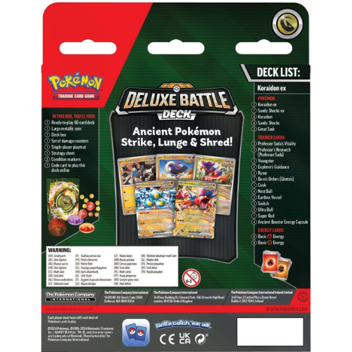 POKÉMON TCG Koraidon ex Deluxe Battle Deck