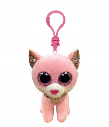 FIONA THE PINK CAT BEANIE CLIP