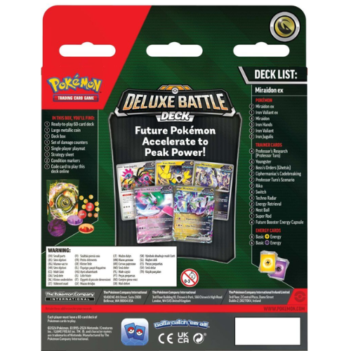 POKÉMON TCG Miraidon ex Deluxe Battle Deck